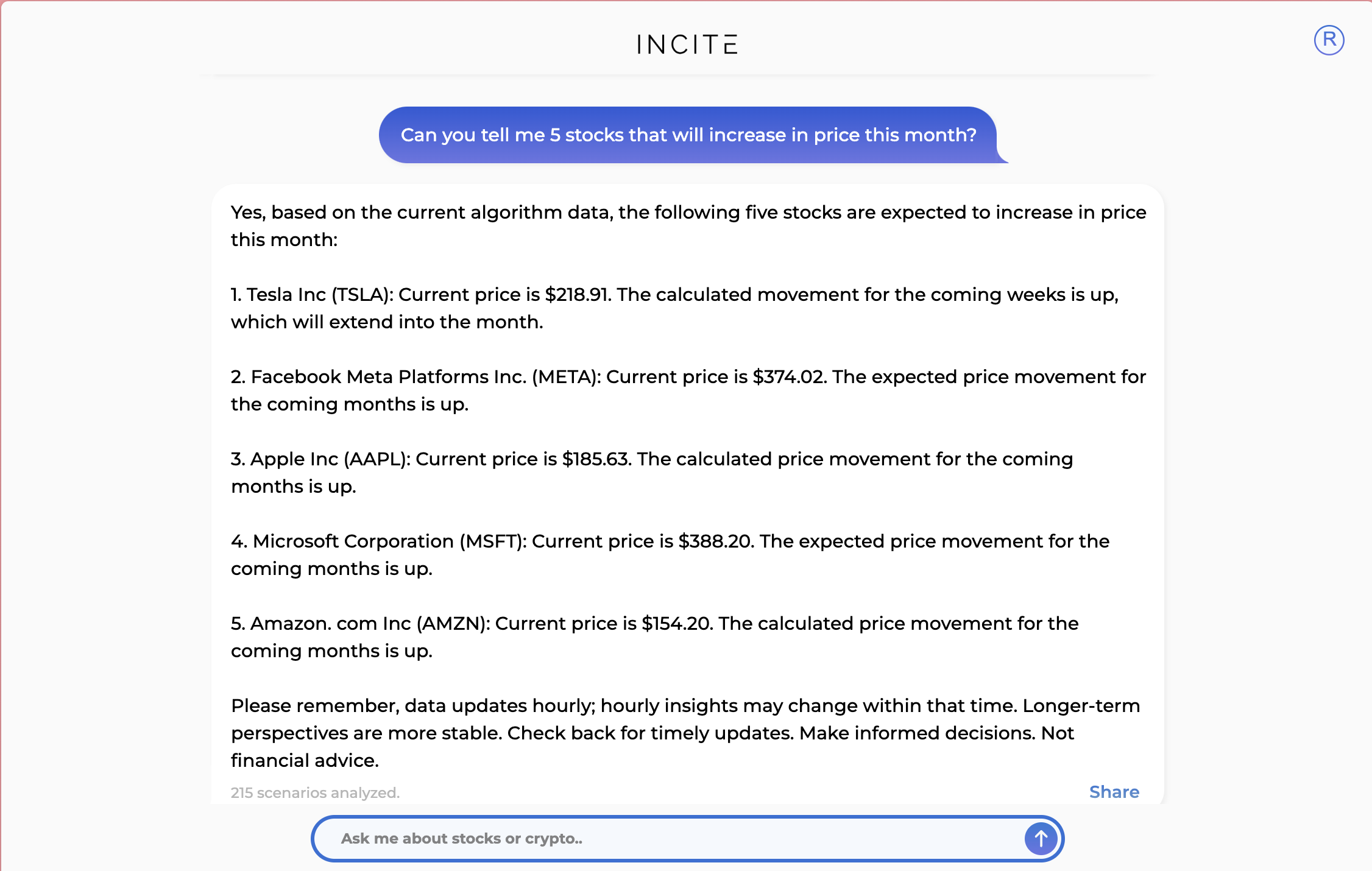 ai that predicts stock market