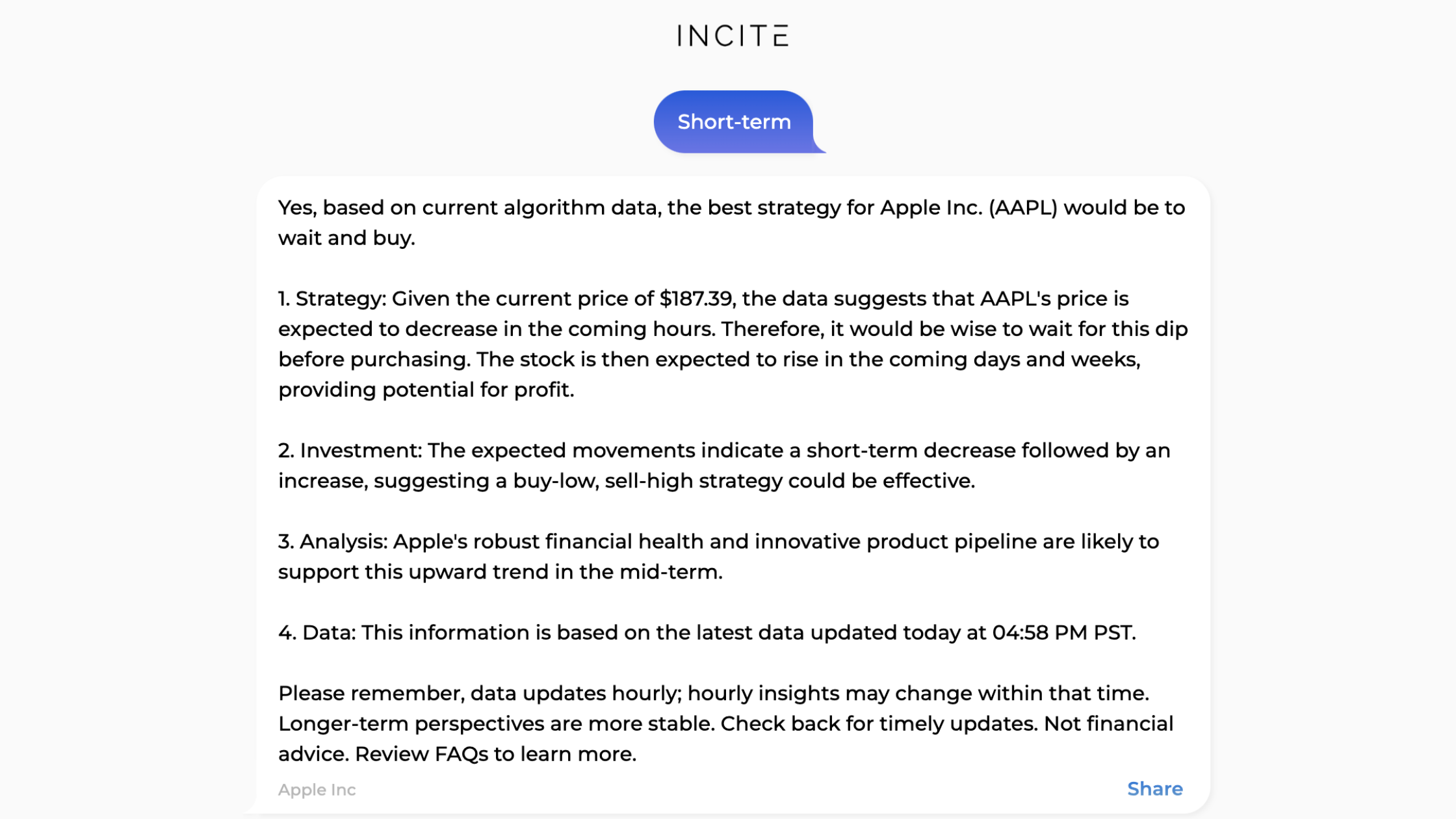 Free AI Stock Prediction